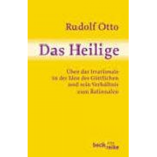 Rudolf Otto - Das Heilige