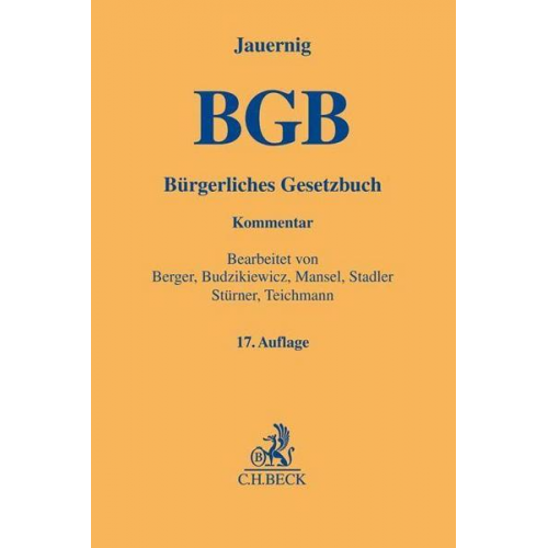 Othmar Jauernig - Bürgerliches Gesetzbuch