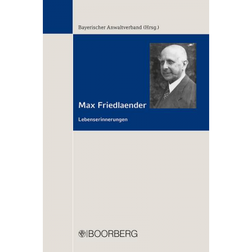 Anwaltverband Bayerischer - Max Friedlaender
