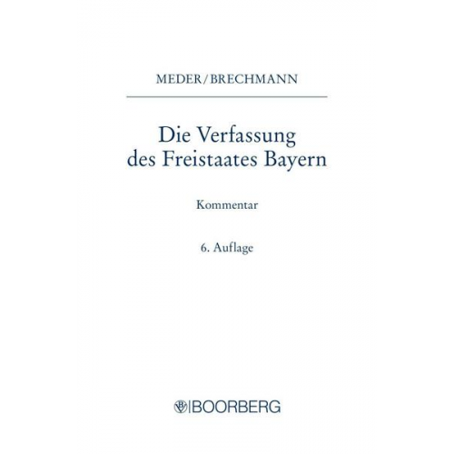 Die Verfassung des Freistaates Bayern