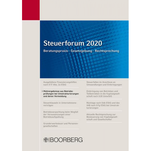 Dirk Krohn - Steuerforum 2020