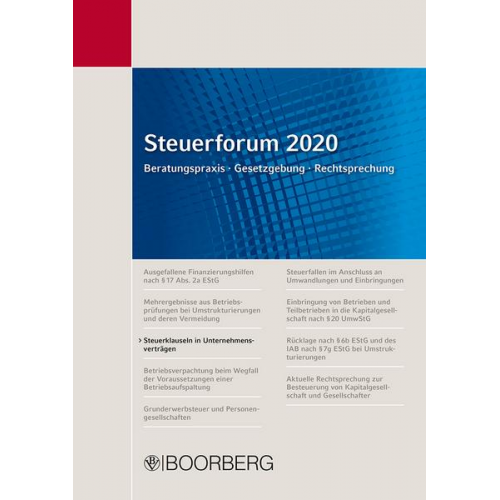 Burkhard Binnewies - Steuerforum 2020