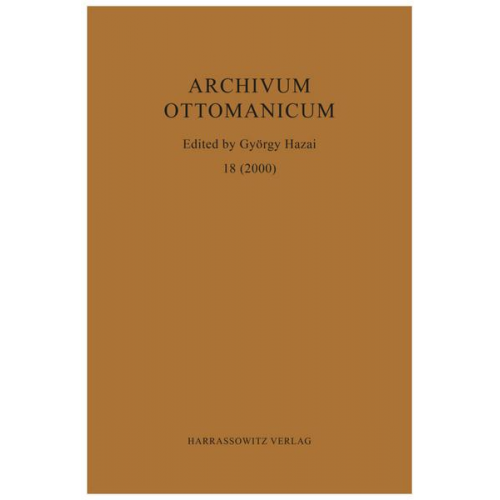 Archivum Ottomanicum 18 (2000)