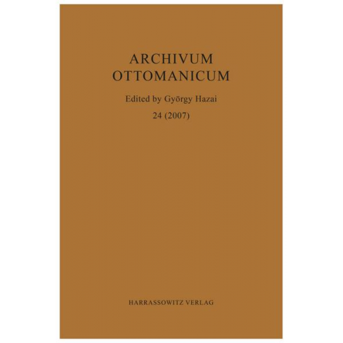 Archivum Ottomanicum 24 (2007)