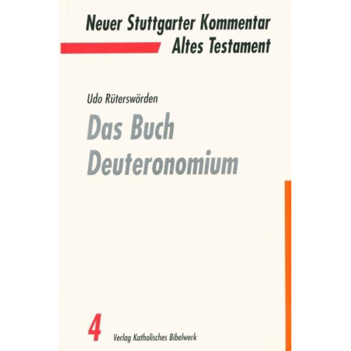 Udo Rüterswörden - Das Buch Deuteronomium