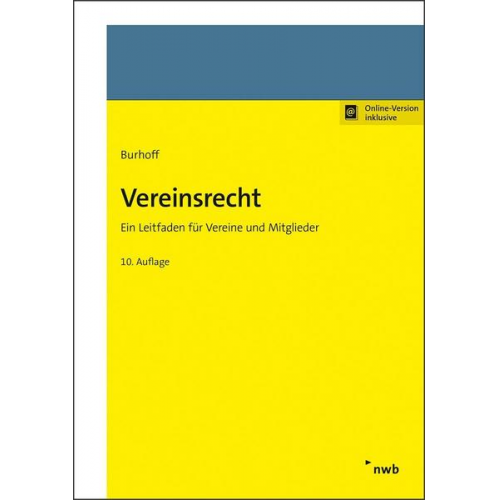 Detlef Burhoff - Vereinsrecht
