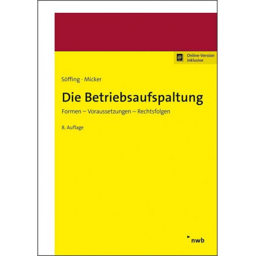 Matthias Söffing & Lars Micker - Die Betriebsaufspaltung