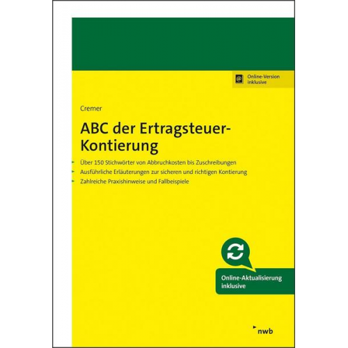 Udo Cremer - ABC der Ertragsteuer-Kontierung