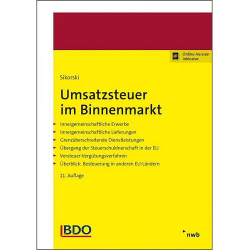 Ralf Sikorski & Annette Pogodda-Grünwald - Umsatzsteuer im Binnenmarkt