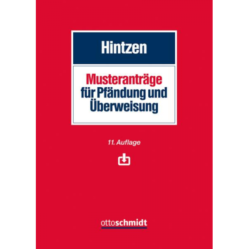 Udo Hintzen - Musteranträge für Pfändung und Überweisung