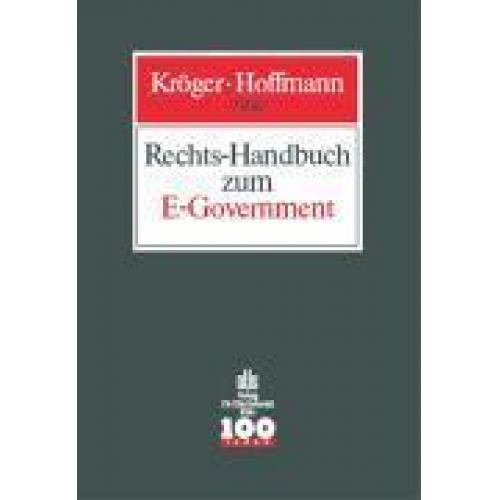 Detlef Kröger & Dirk Hoffmann - Rechts-Handbuch zum E-Government