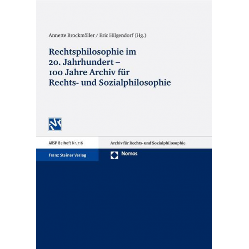 Annette Brockmöller & Eric Hilgendorf - Rechtsphilosophie im 20. Jahrhundert