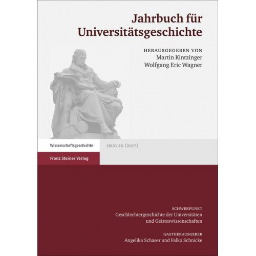 Jahrbuch für Universitätsgeschichte 20 (2017)