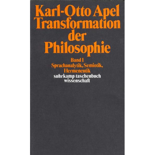 Karl-Otto Apel - Transformation der Philosophie