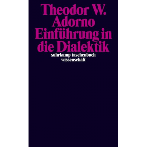 Theodor W. Adorno - Nachgelassene Schriften. Abteilung IV: Vorlesungen