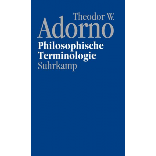 Theodor W. Adorno - Nachgelassene Schriften. Abteilung IV: Vorlesungen