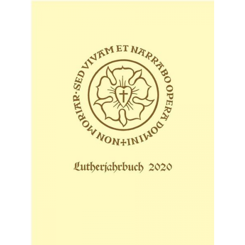 Lutherjahrbuch 87. Jahrgang 2020