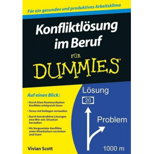 Vivian Scott - Konfliktlösung im Beruf für Dummies