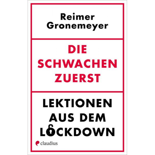 Reimer Gronemeyer - Die Schwachen zuerst