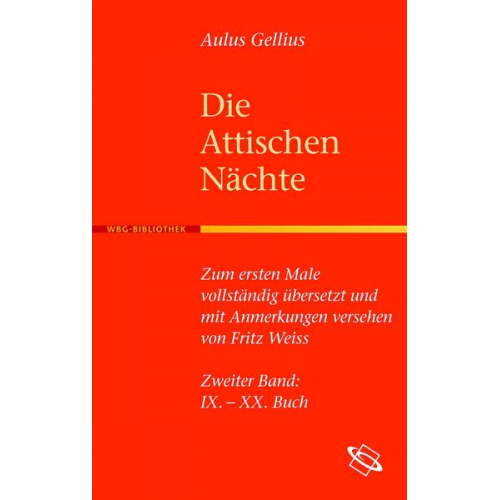 Aulus Gellius - Die attischen Nächte