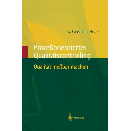 Walter Eversheim - Prozeßorientiertes Qualitätscontrolling