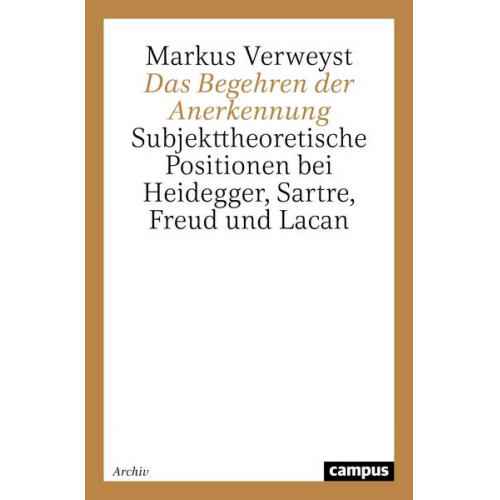 Markus Verweyst - Das Begehren der Anerkennung