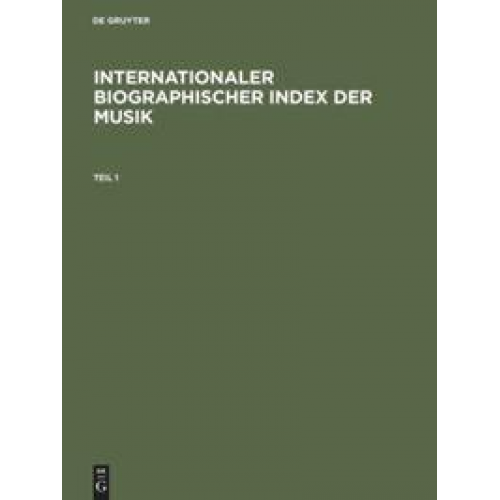 Internationaler Biographischer Index der Musik