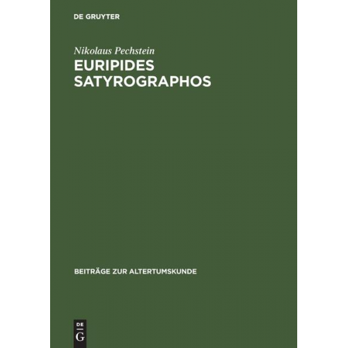 Nikolaus Pechstein - Euripides Satyrographos