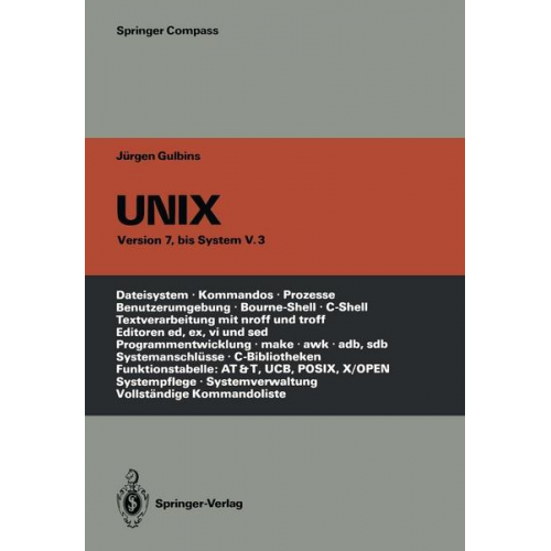 Jürgen Gulbins - UNIX