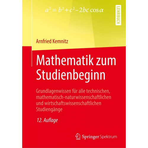 Arnfried Kemnitz - Mathematik zum Studienbeginn