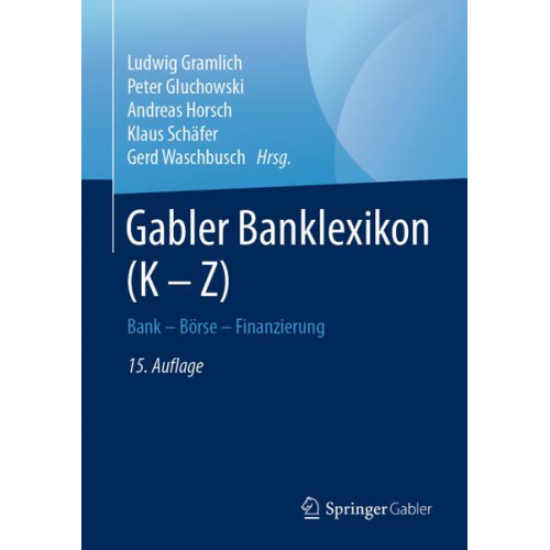 Gabler Banklexikon (K – Z)