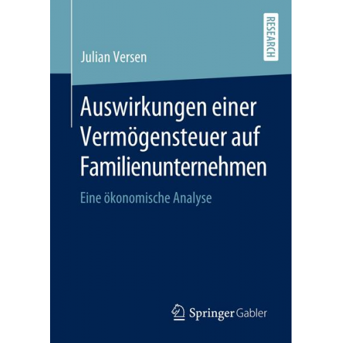 Julian Versen - Auswirkungen einer Vermögensteuer auf Familienunternehmen