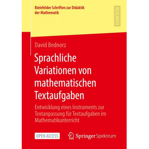 David Bednorz - Sprachliche Variationen von mathematischen Textaufgaben