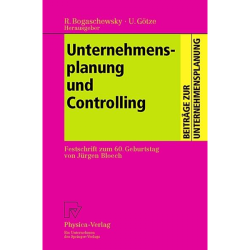 Unternehmensplanung und Controlling