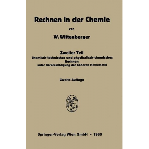 Walter Wittenberg - Rechnen in der Chemie