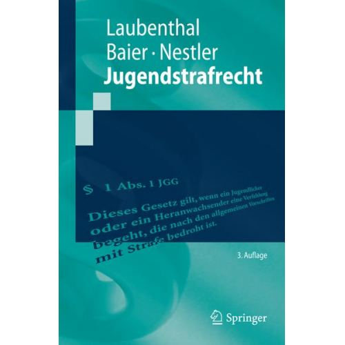 Klaus Laubenthal & Helmut Baier & Nina Nestler - Jugendstrafrecht