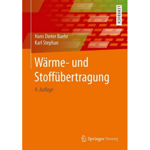 Hans Dieter Baehr & Karl Stephan - Wärme- und Stoffübertragung