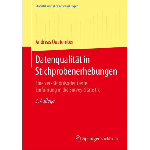 Andreas Quatember - Datenqualität in Stichprobenerhebungen