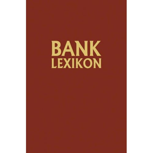 Gerhard Müller & Josef Löffelholz - Bank-Lexikon