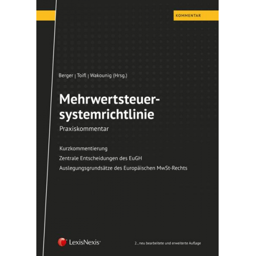 Peter Denk - Mehrwertsteuersystemrichtlinie