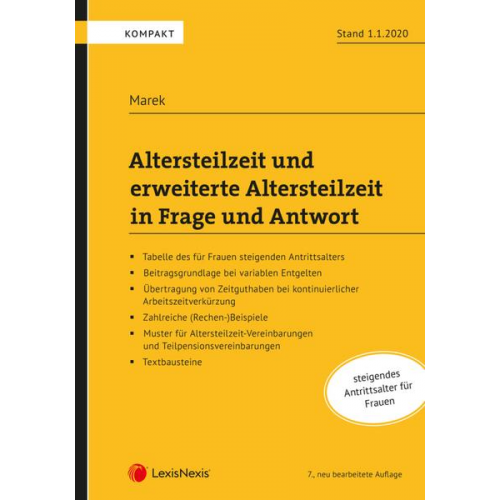 Erika Marek - Altersteilzeit und erweiterte Altersteilzeit in Frage und Antwort