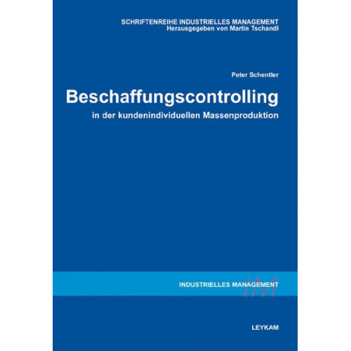 Peter Schentler - Beschaffungscontrolling