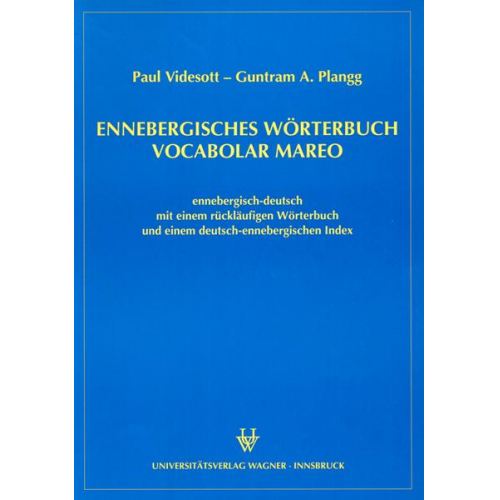 Paul Videsott & Guntram A. Plangg - Ennebergisches Wörterbuch - Vocabolar Mareo