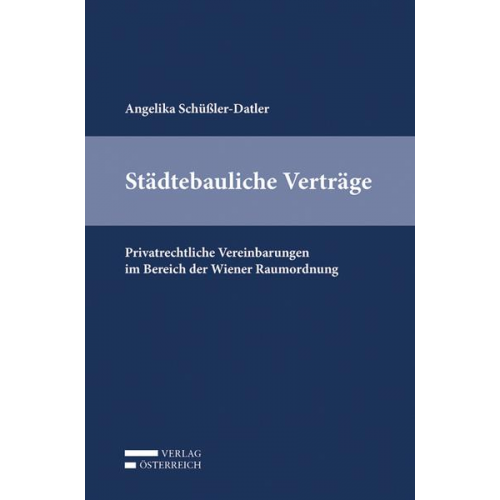 Angelika Schüssler-Datler - Städtebauliche Verträge