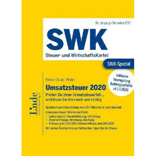 Stefan Melhardt & Bernhard Kuder & Sebastian Pfeiffer - SWK-Spezial Umsatzsteuer 2020