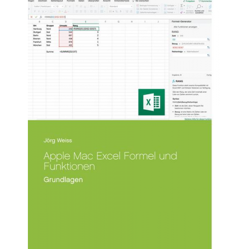 Jörg Weiss - Apple Mac Excel Formel und Funktionen