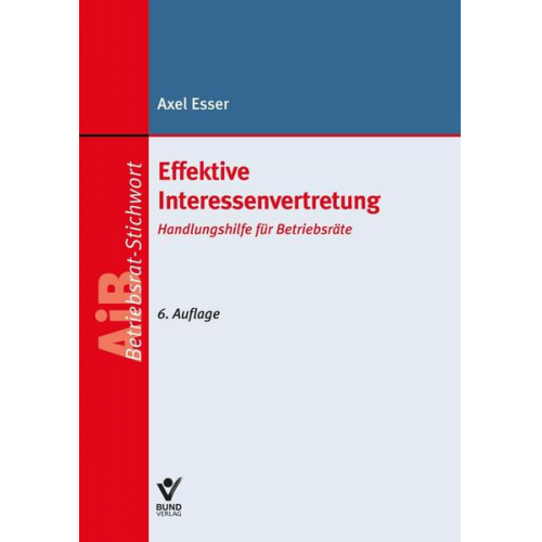 Axel Esser - Effektive Interessenvertretung