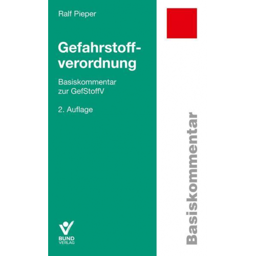 Ralf Pieper - Gefahrstoffverordnung