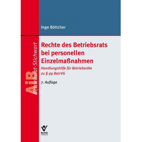 Inge Böttcher - Rechte des Betriebsrats bei personellen Einzelmaßnahmen