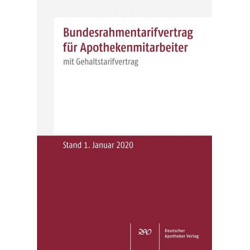 Bundesrahmentarifvertrag für Apothekenmitarbeiter